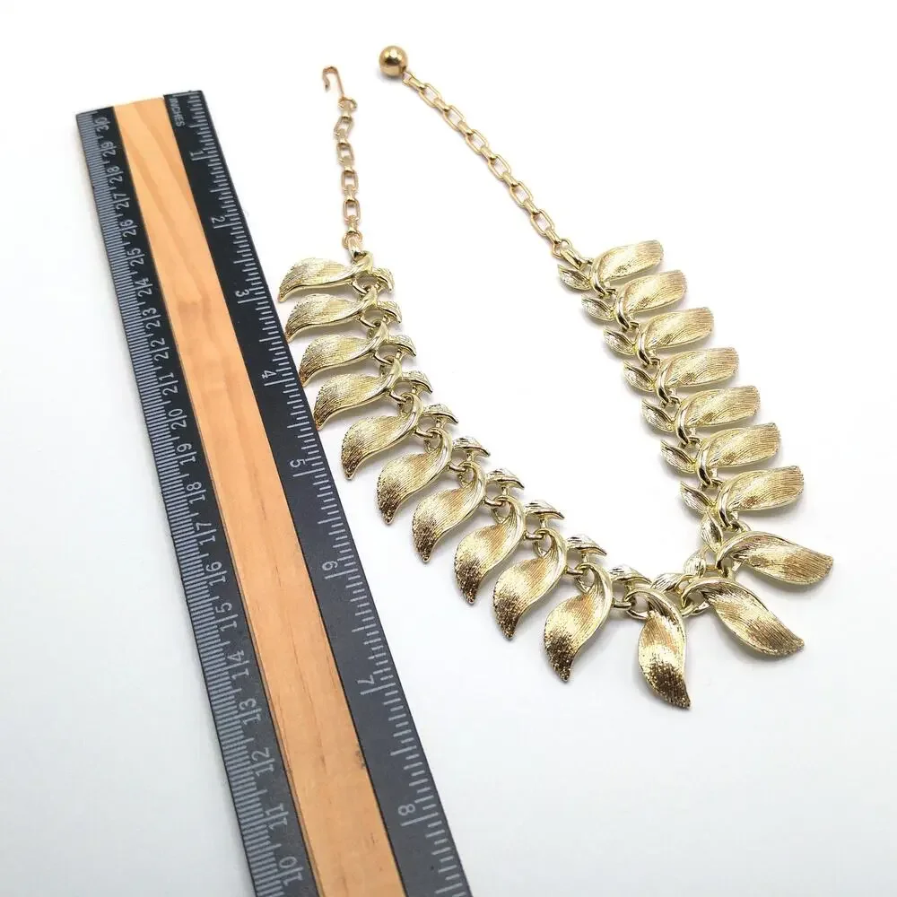 Pakula Gold Plated Necklace, Mid-century Modern, 1960s Vintage Jewelry